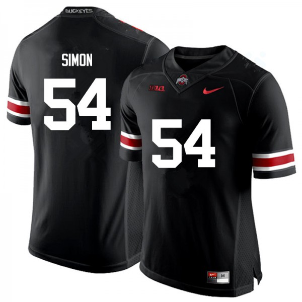 Ohio State Buckeyes #54 John Simon Men Football Jersey Black